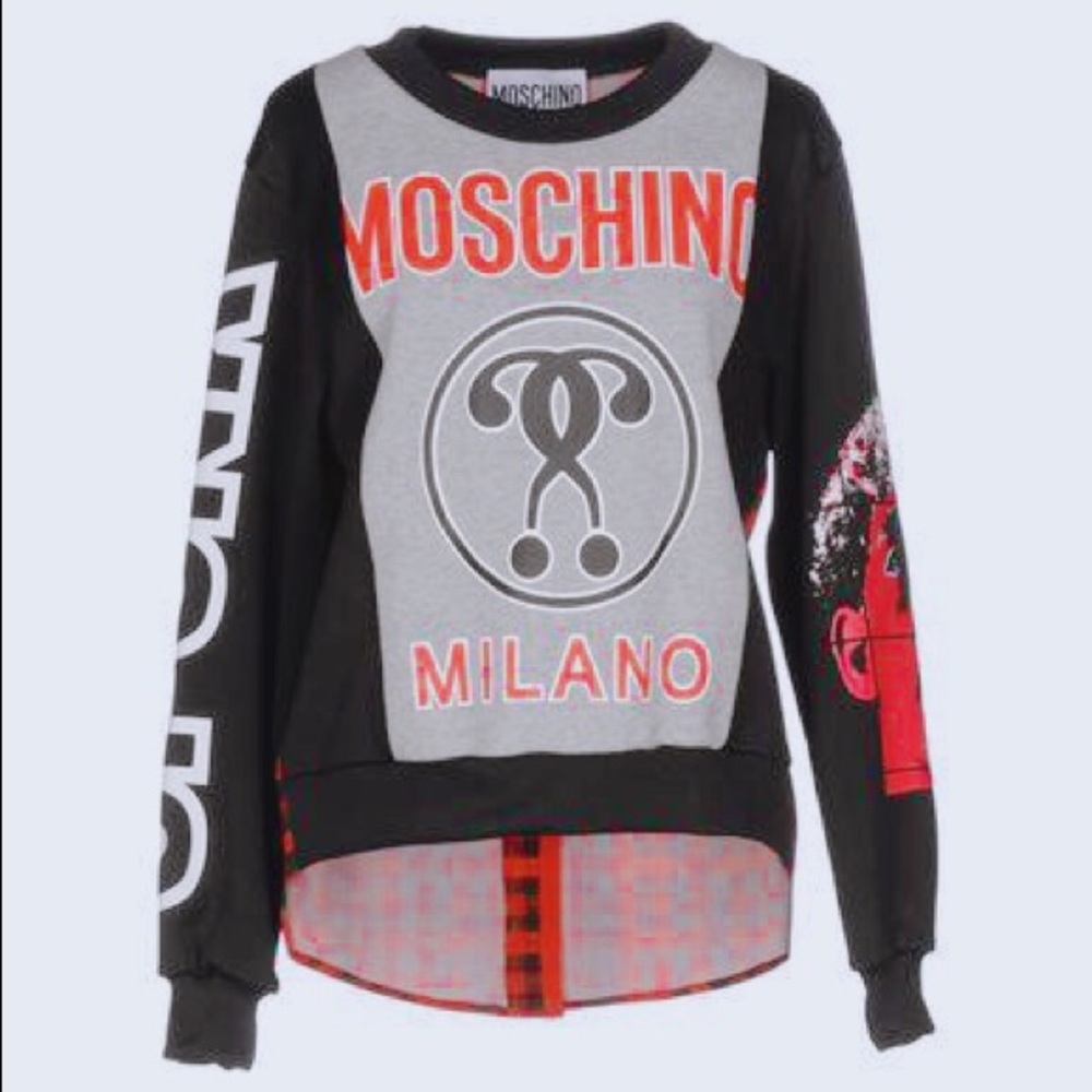 Authentic Moschino Unique Sweatshirt RARE!